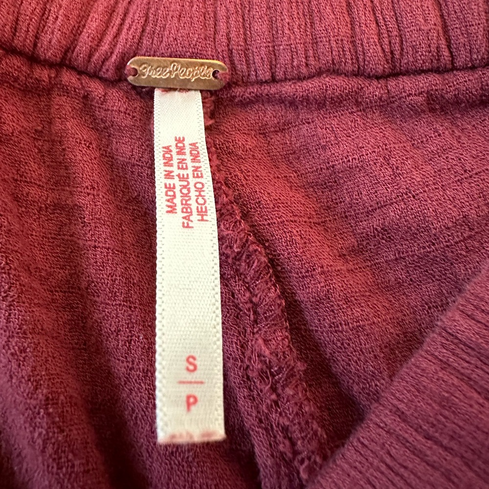 Free People wide legged cotton pants - Picture 3 of 6